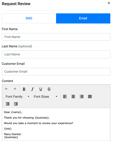 AddMe Email Template Builder